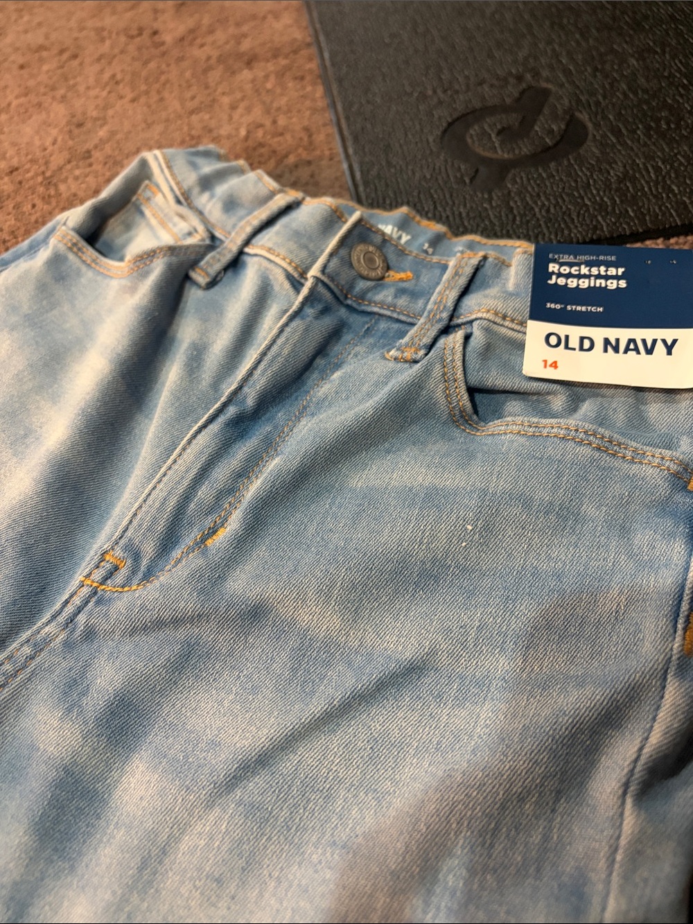 Old Navy Light Blue Rockstar Jeggings for Women